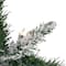 9ft. Pre-Lit Christmas Artificial Flocked Madison Pine Garland
